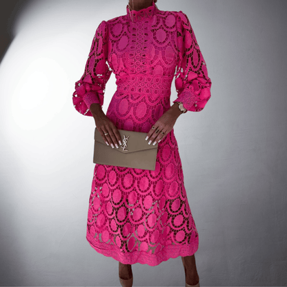 Alice | Vestido largo de encaje hecho a mano para ocasiones especiales
