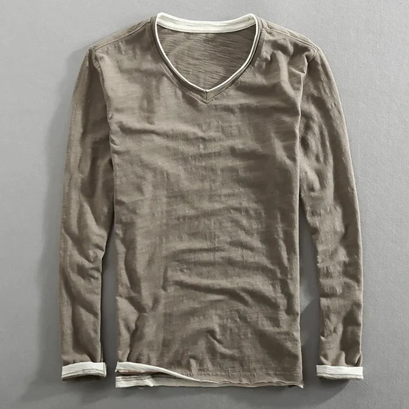 Lenoir™ | Camisa de algodón de manga larga